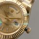 Replica Rolex Day-Date Yellow Gold Strap Yellow Gold Face Fluted  Bezel Watch 41mm (1)_th.jpg